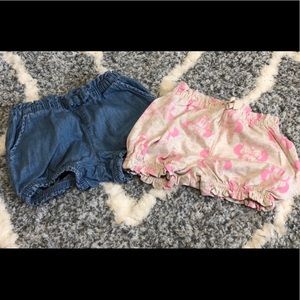Baby Gap Disney Minnie Mouse denim shorts baby